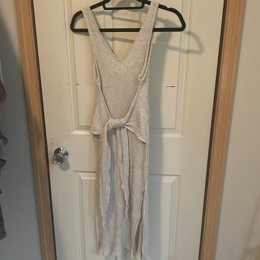 Tan Midi Dress